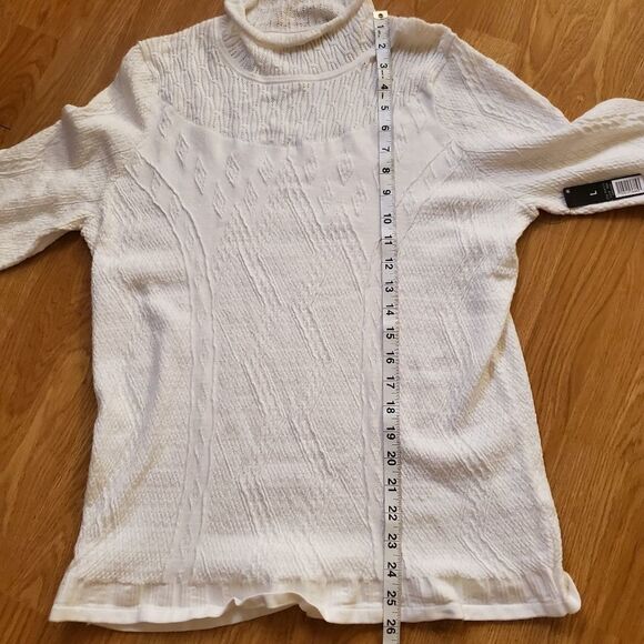 NIC+ZOE Flash Pointelle Detail Sweater - Picture 9 of 12